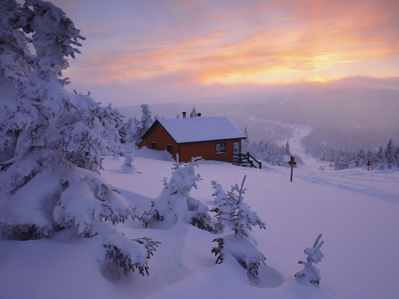 1600x1200 Snow Sweden HD Wall For Your XFCE Desktop