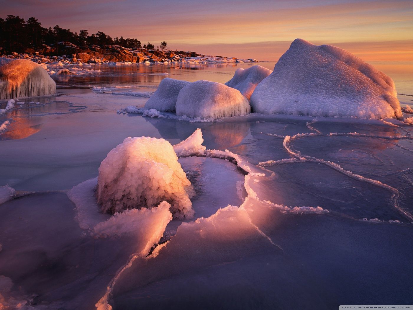1400x1050 Winter, Botnic Sea, Langvind, Sweden Ultra HD Desktop Background Wallpaper for 4K UHD TV : Widescreen & UltraWide Desktop & Laptop : Tablet