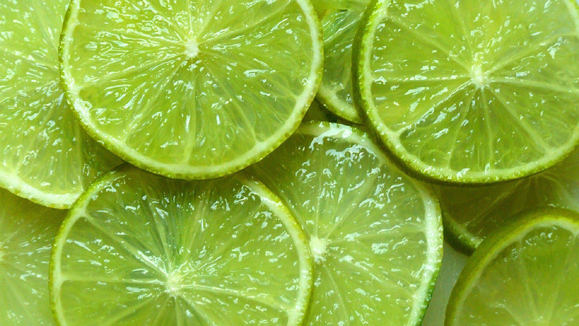 1920x1080 Green Background Fruits Wallpaper