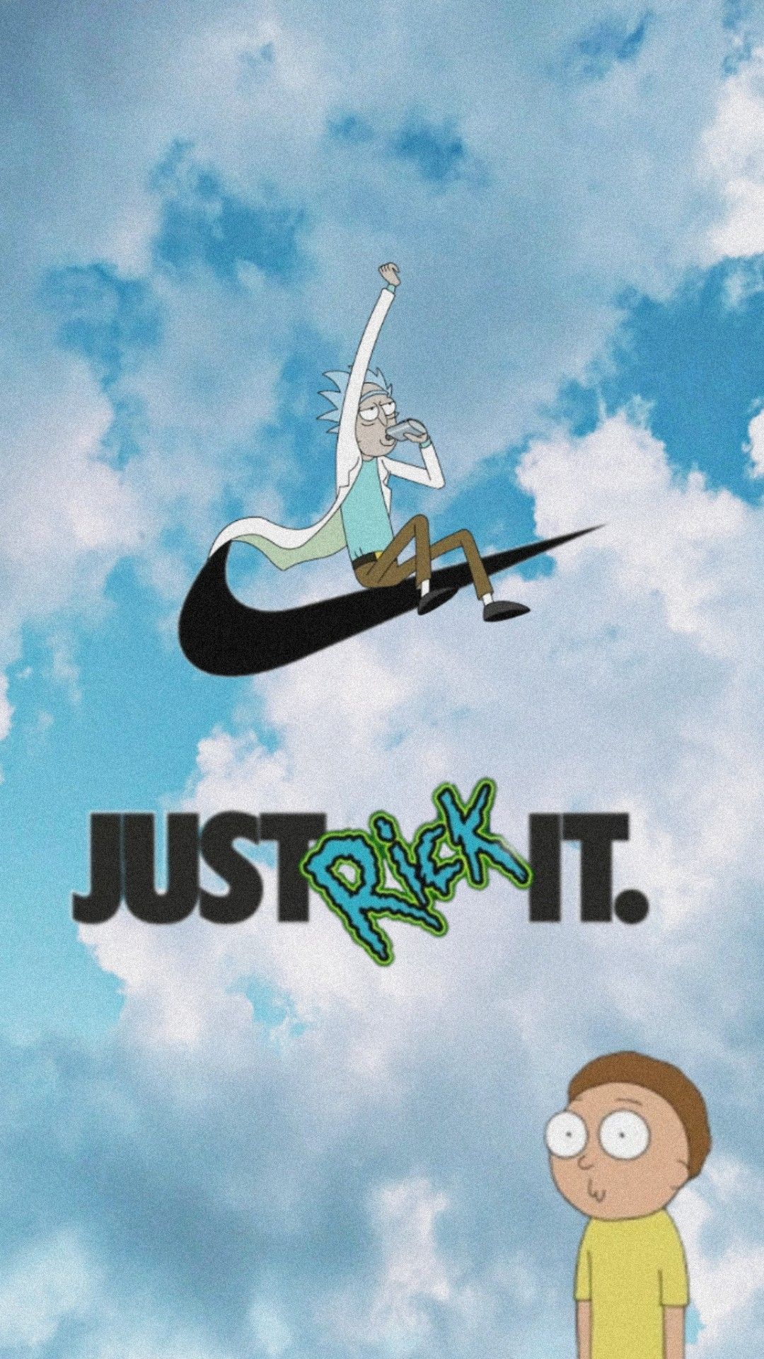 1080x1920 Rick and Morty Nike wallpaper. Nike wallpaper, Nike wallpaper background, Hype wallpaper