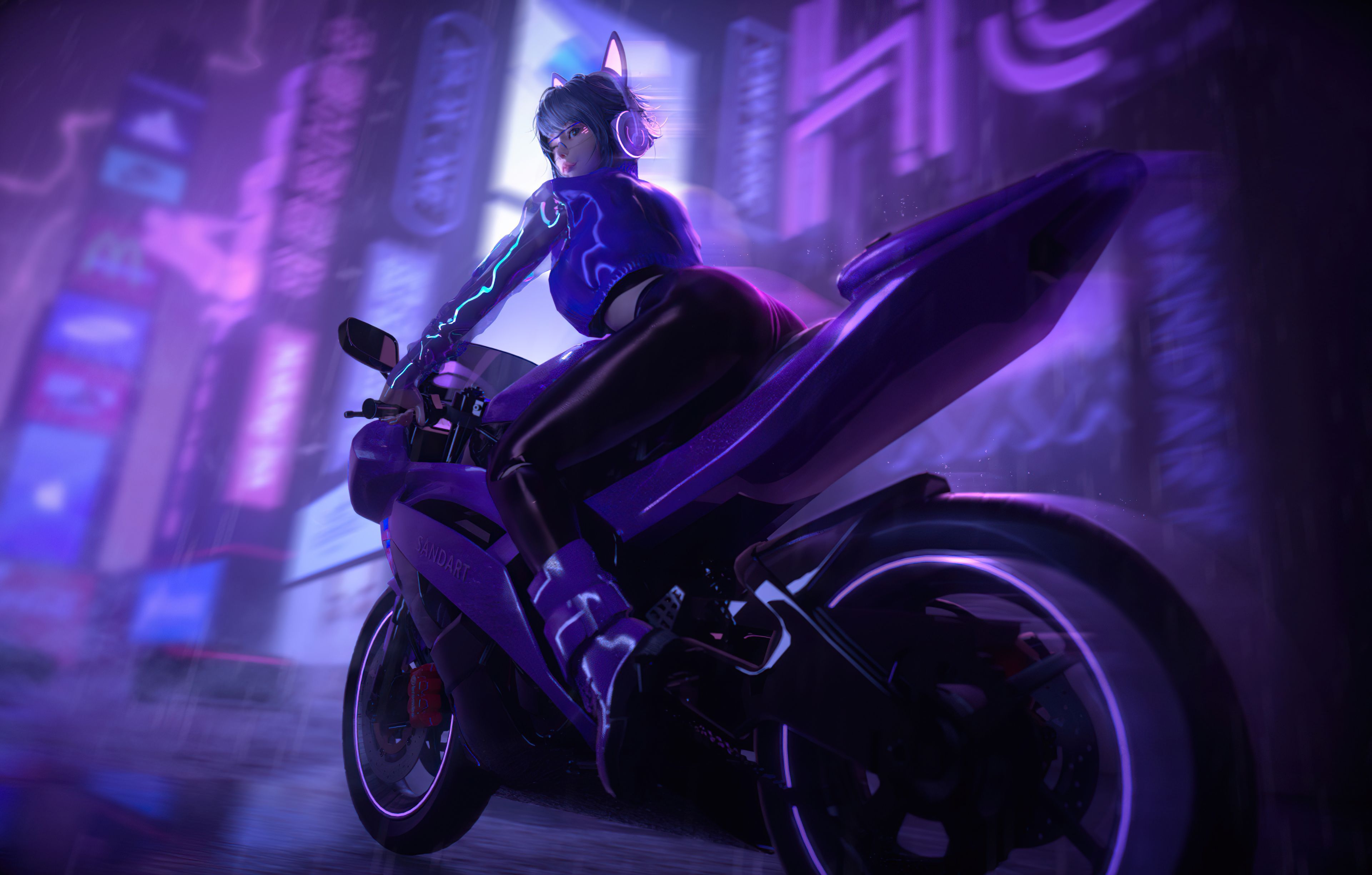3840x2448 Sci Fi Cyberpunk 4k Ultra HD Wallpaper