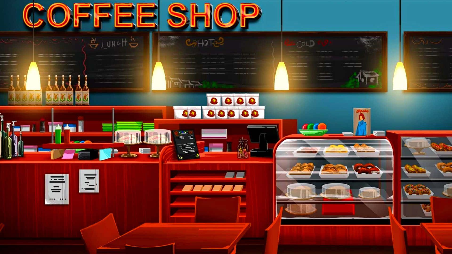 1920x1080 Coffee Shop Background