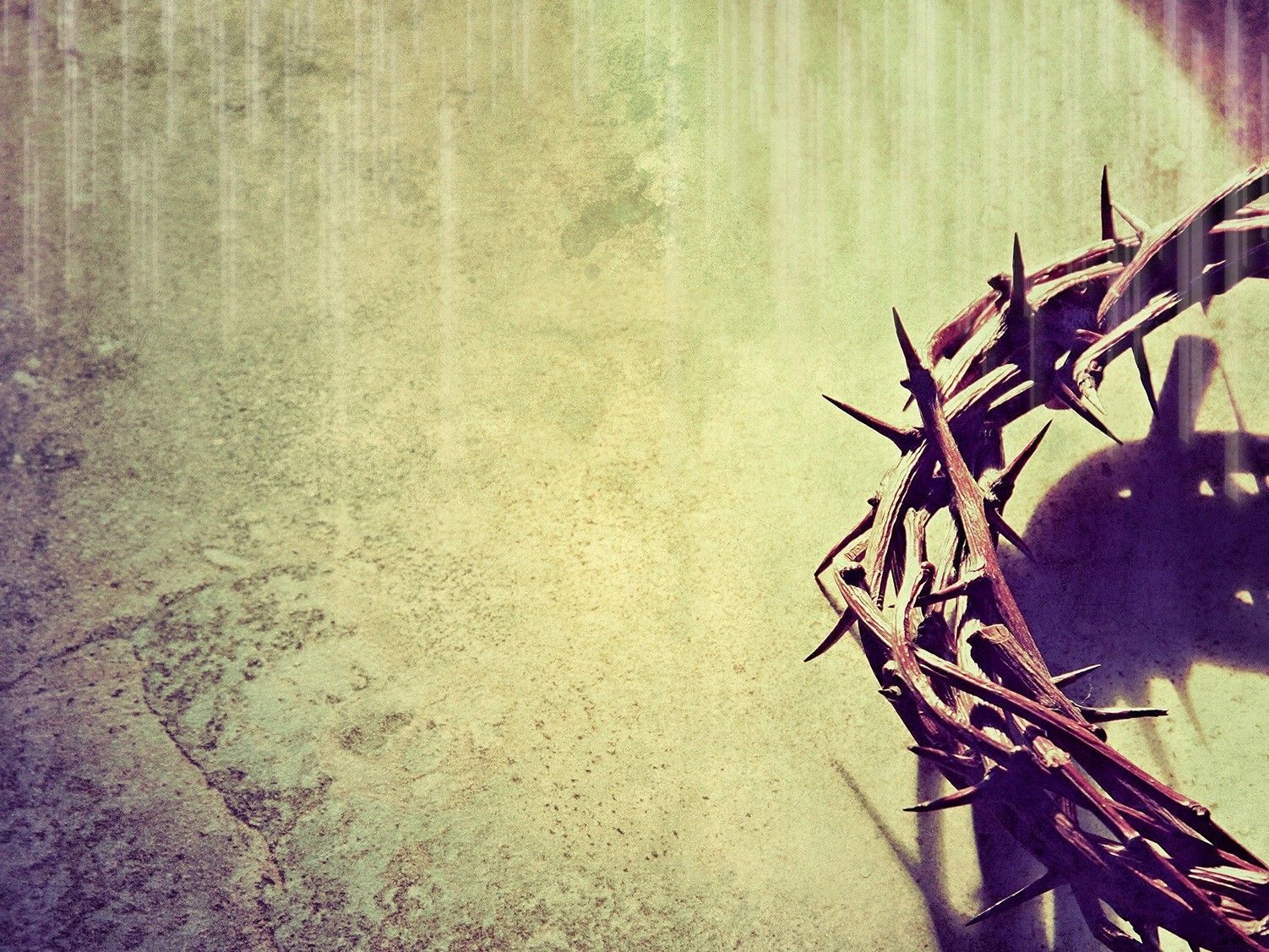1502x1127 Thorn Crowns Easter Worship Background. Golf Road Baptist Church