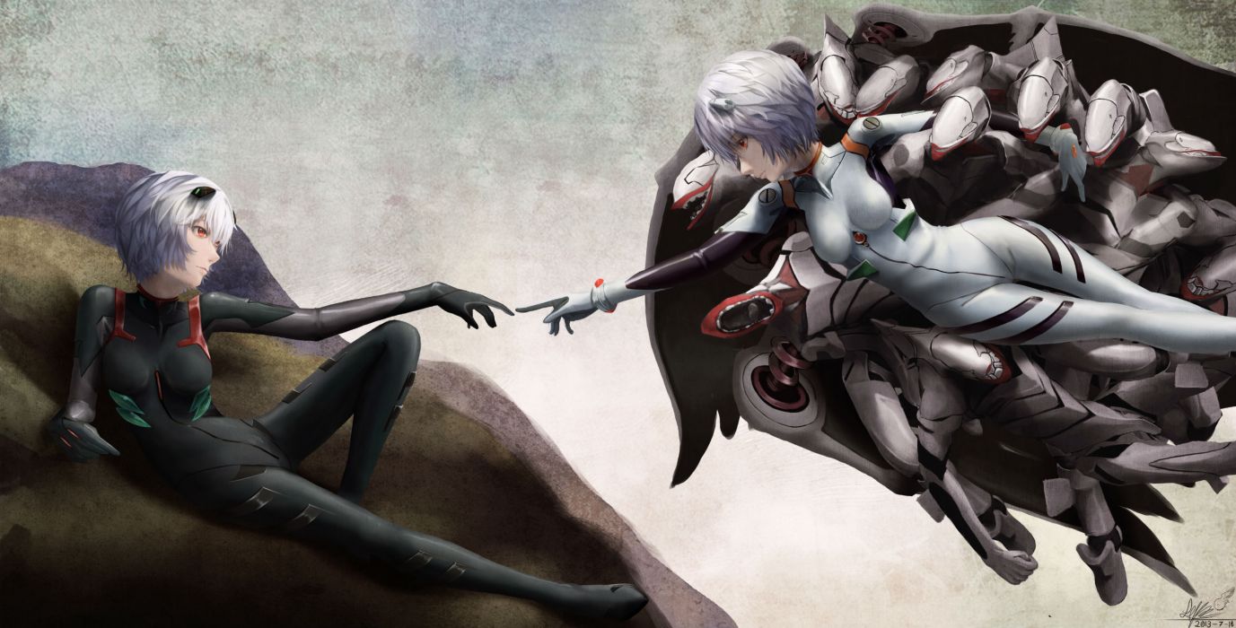 1377x700 Neon genesis evangelion girls ayanami rei bodysuit lepus neon genesis evangelion wallpaperx1301