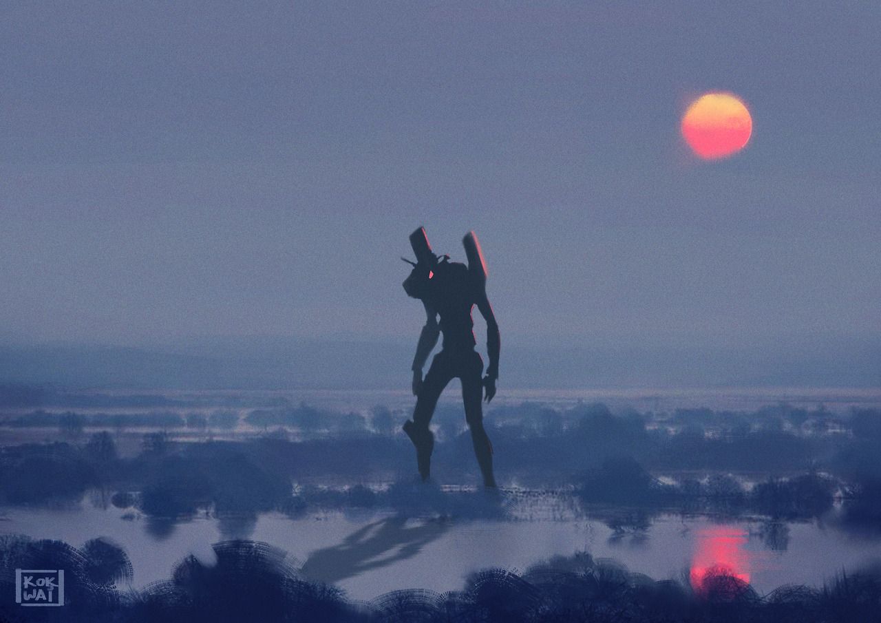 1280x905 Evangelion Aesthetic PC Wallpaper