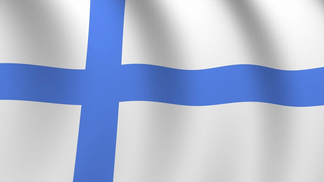 1366x768 Finland flag wallpaper 1366x768