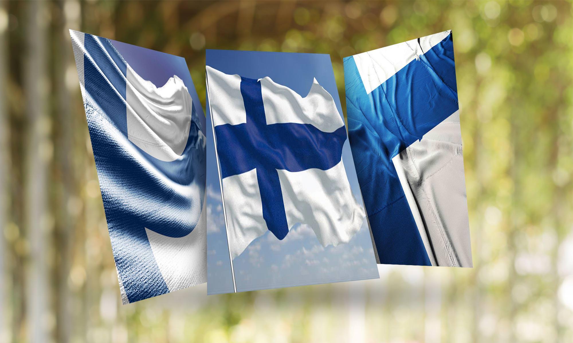 2000x1200 Finland Flag Wallpaper for Android