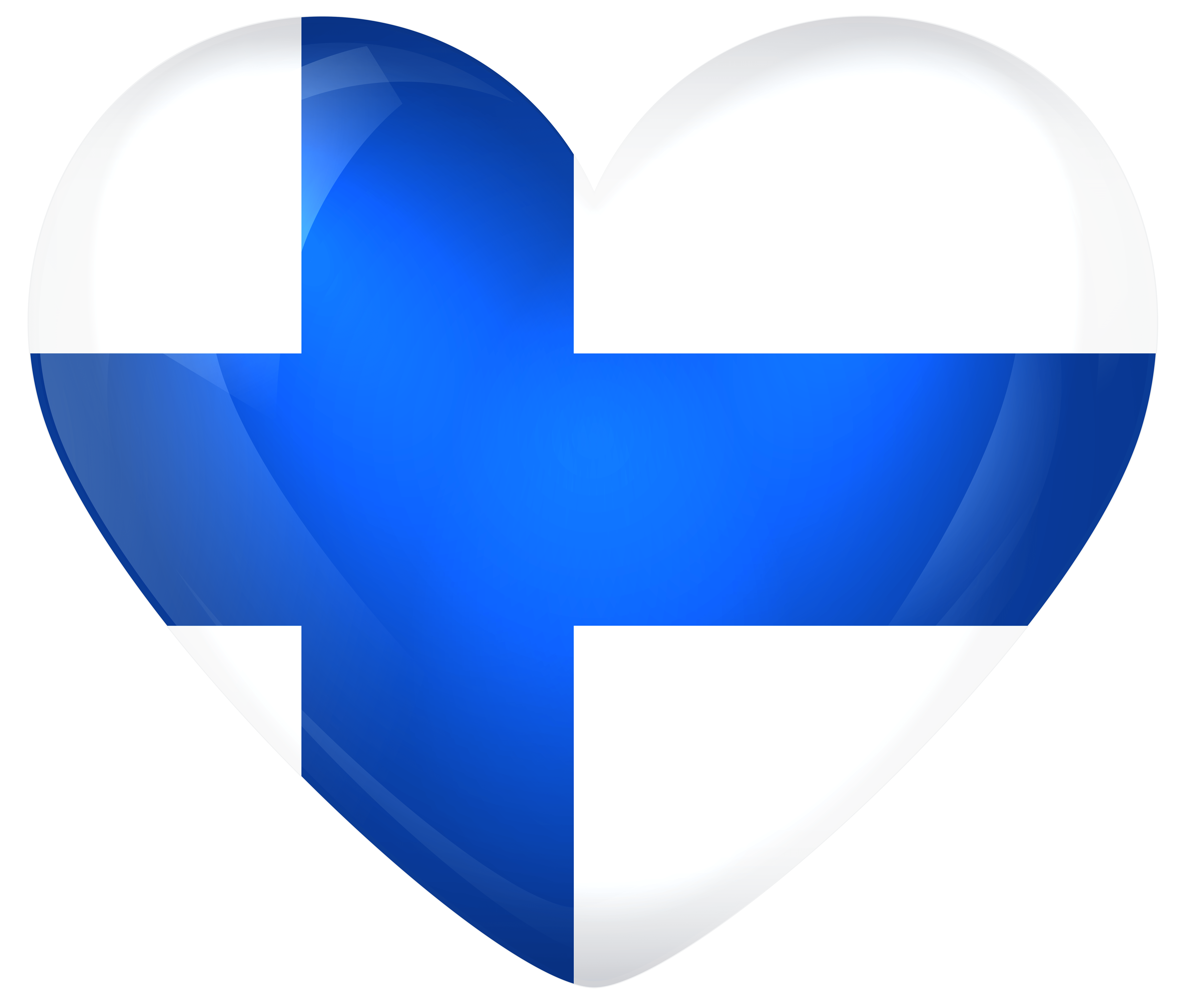 6000x5094 Finland Large Heart Flag