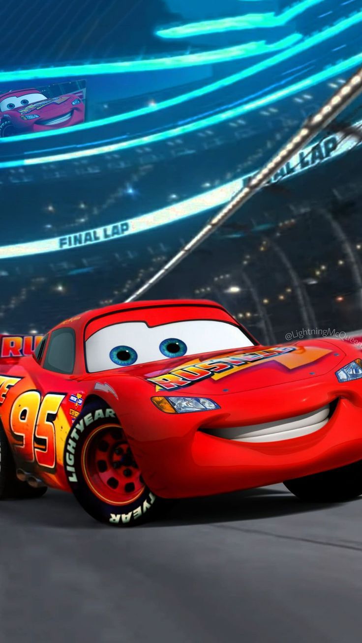 736x1308 Lightning McQueen Wallpaper