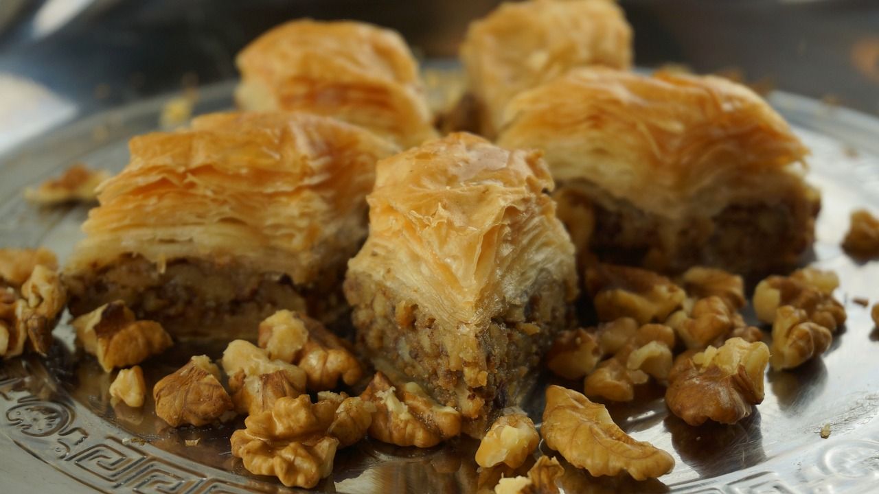 1280x720 Free Baklava & Food Image