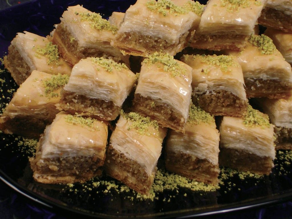 1024x768 Baklava From Classic Lebanese Cuisine: 170 Fresh And Healthy Mediterranean Favorites By Kamal Al Faqih