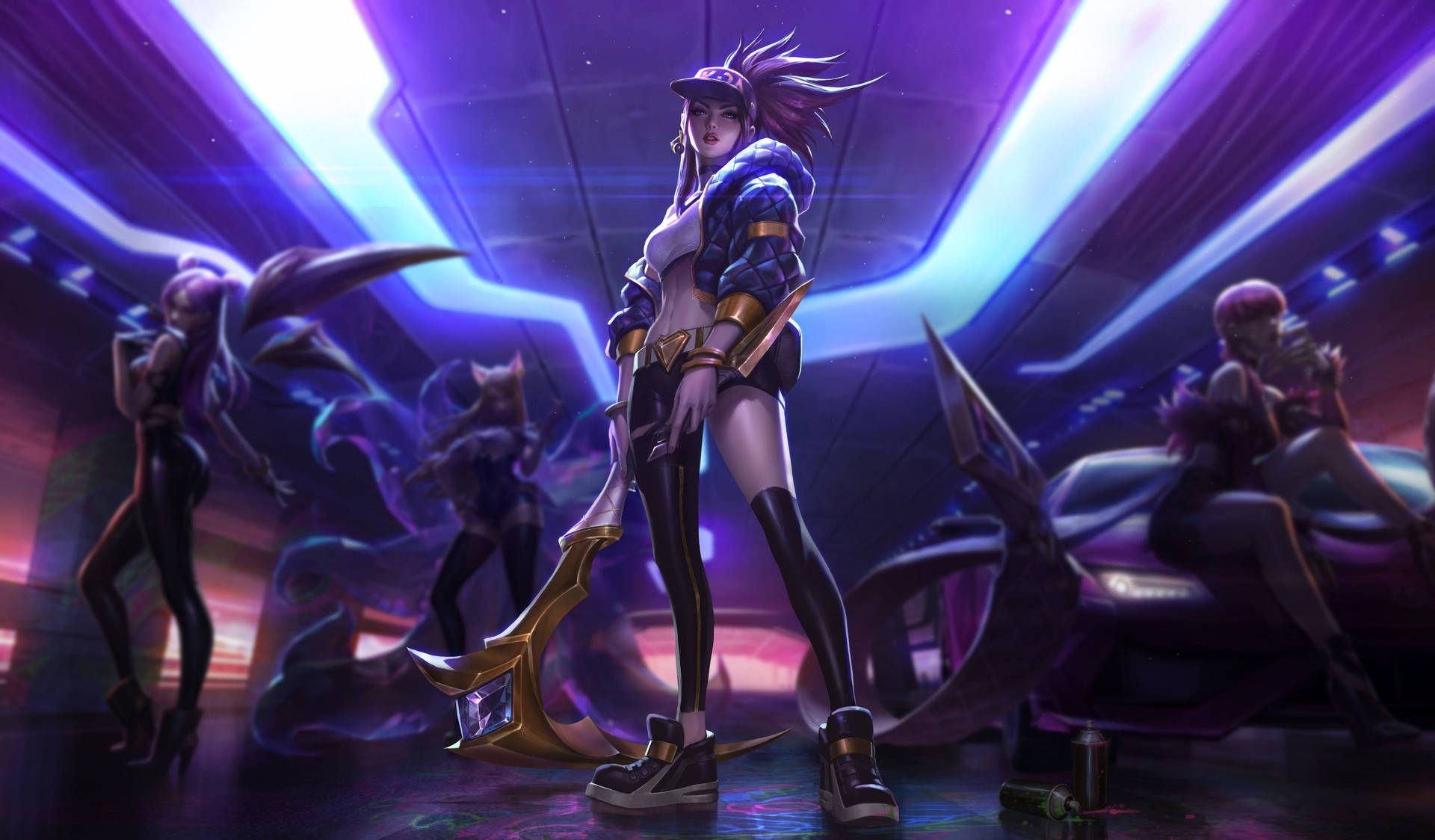 1920x1124 Download Sensational Akali KDA Pop Star Wallpaper
