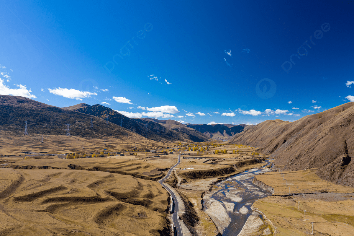 1200x799 Aerial Video Of Xinduqiao In Western Sichuan Background, Highway, Blue Sky, Aerial Photography Background Image And Wallpaper for Free Download