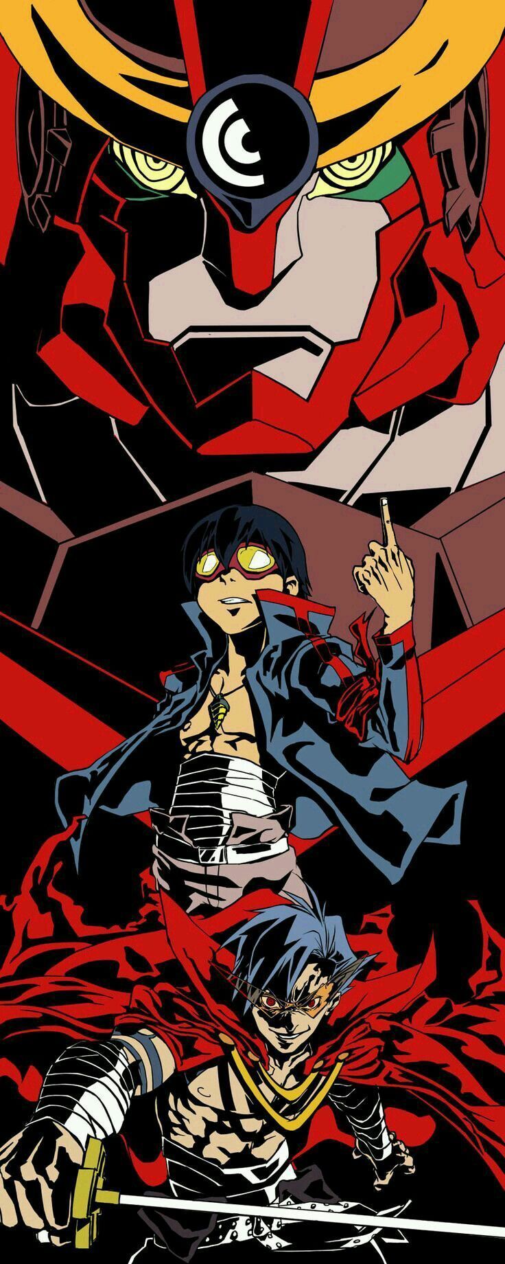 736x1840 Gurren Lagann. Gurren lagann, Anime, Anime comics