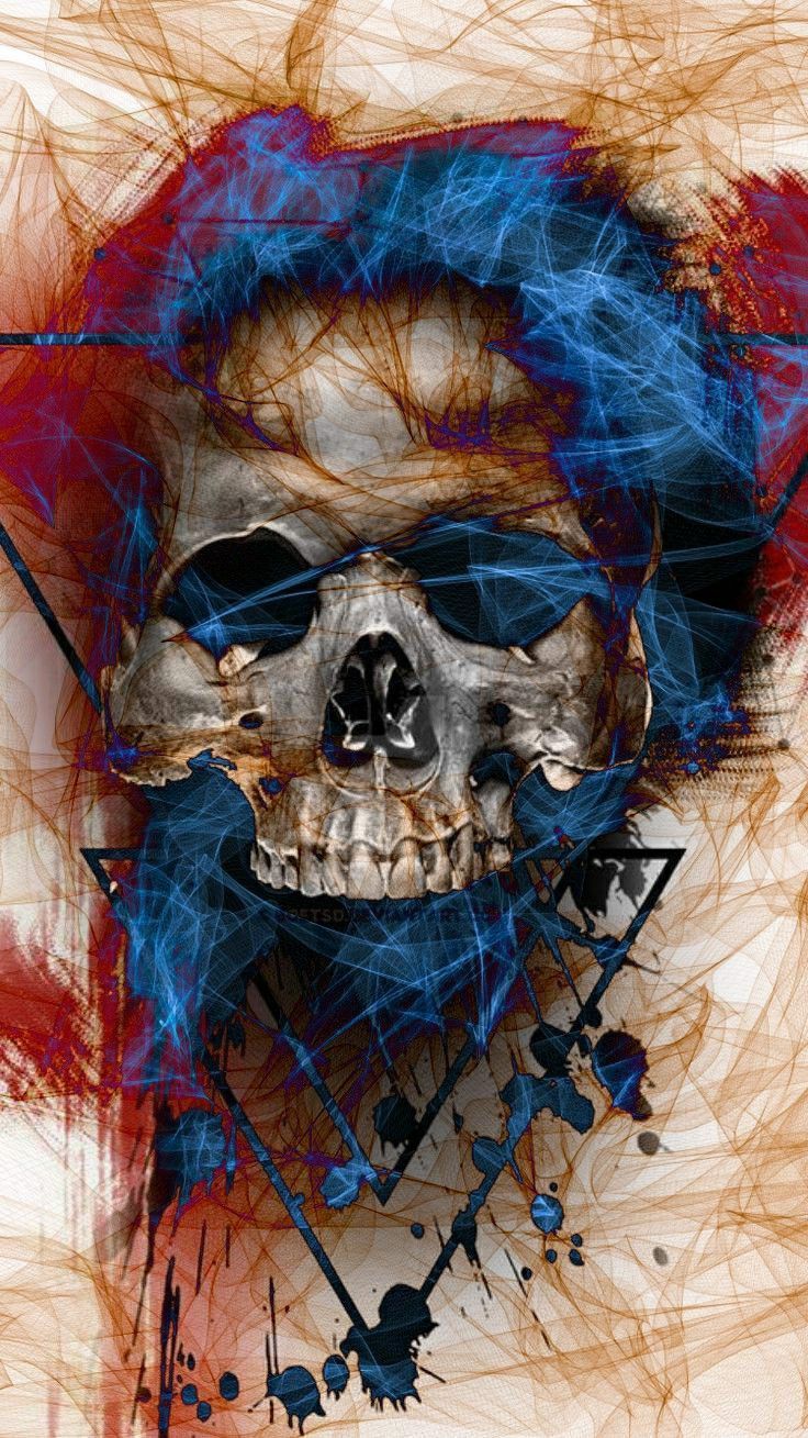 736x1309 Art skull. Skull wallpaper, Skull artwork, Skull art drawing