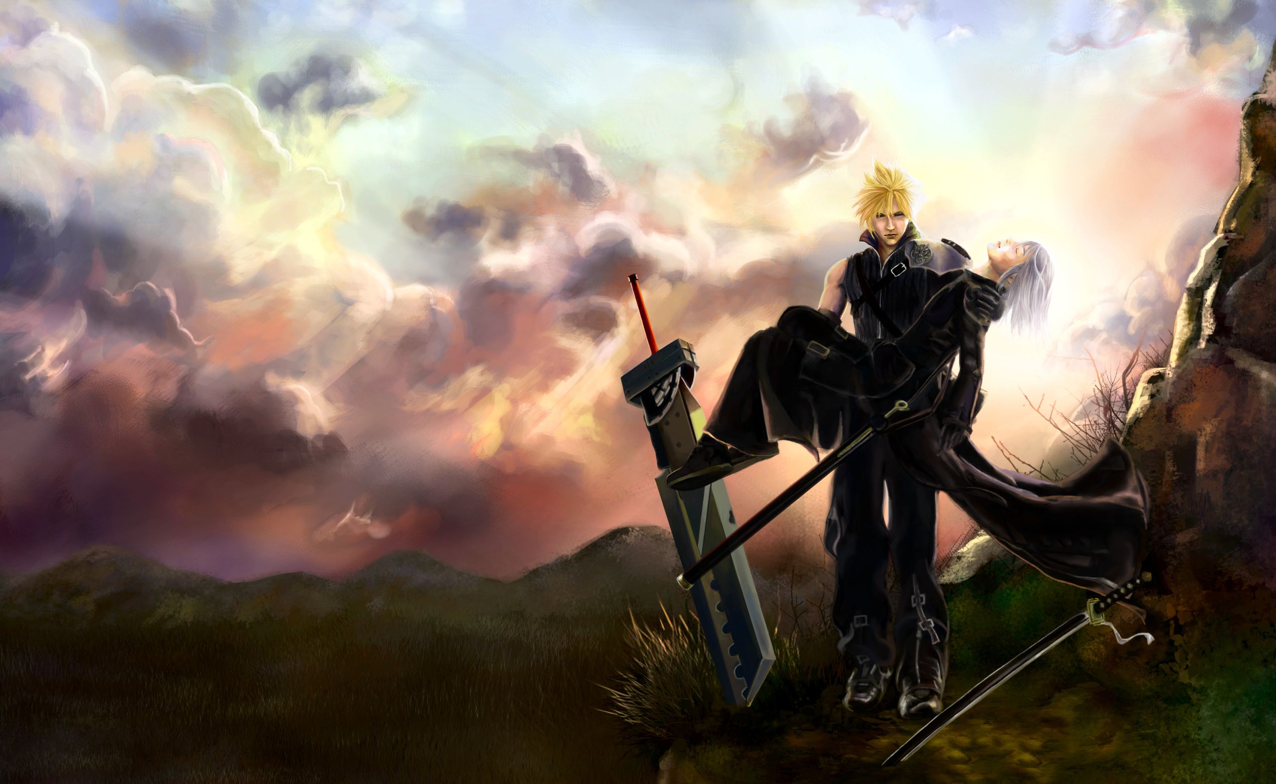 2559x1574 Final Fantasy VII Advent Children