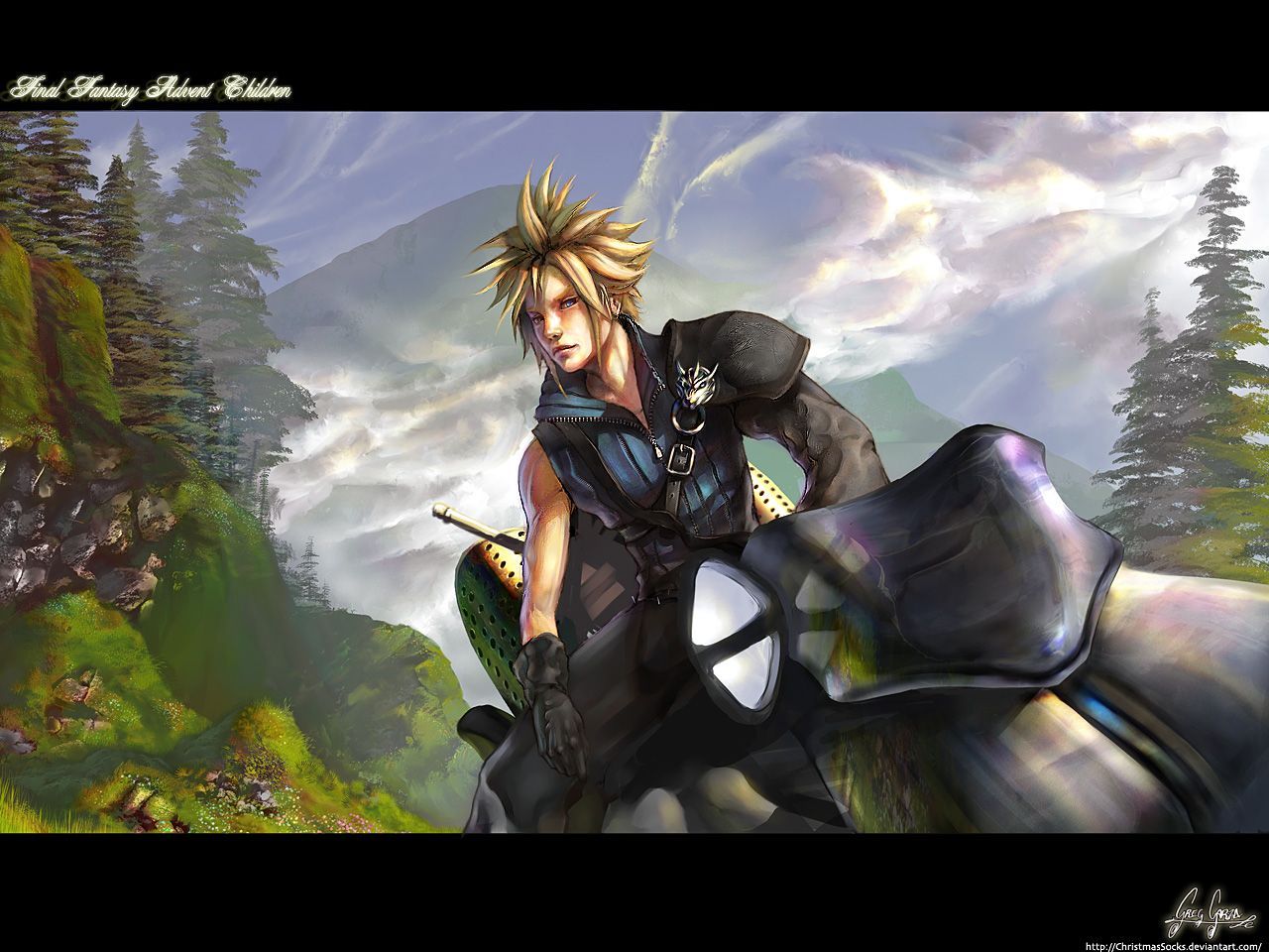 1280x960 Anime Wallpaper Final Fantasy Vii Advent Children 1280x960 55497 Zh Cn