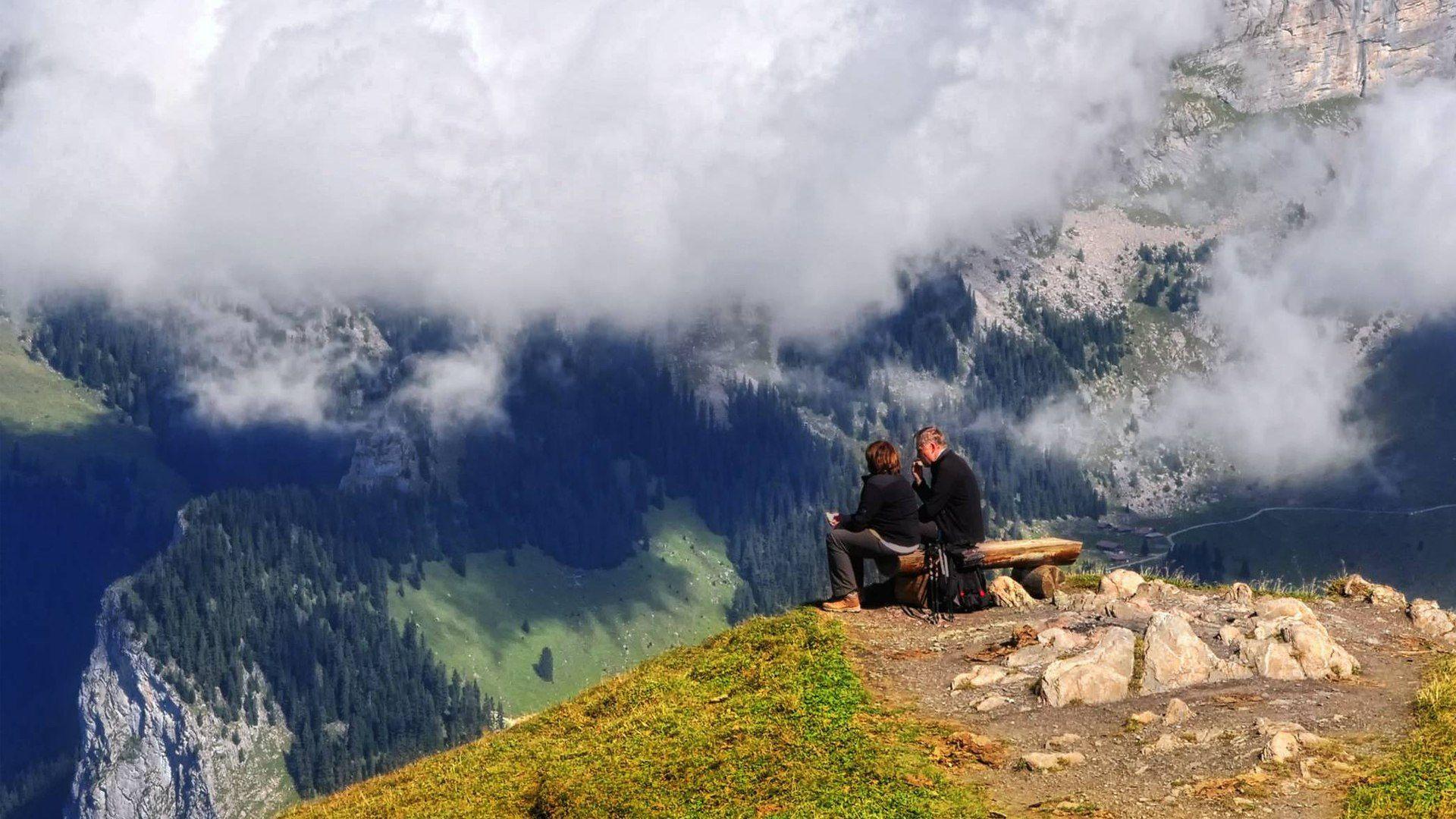 1920x1080 Mount Männlichen, Swiss Alps wallpaper and image