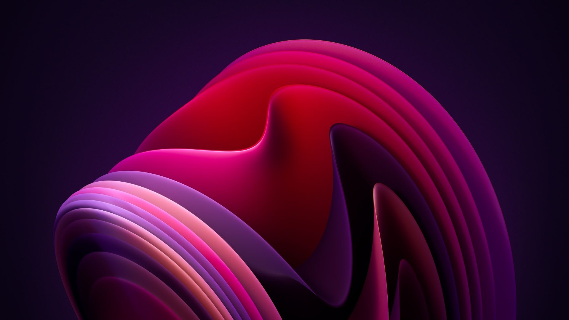 1920x1080 Windows 11 Flow Dark Mode 4K Wallpaper