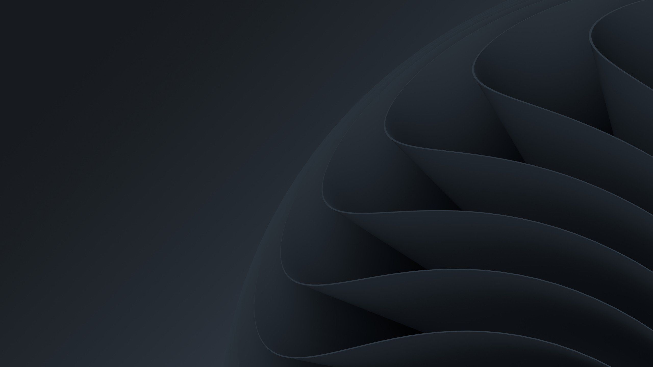 2560x1440 Windows 11 Dark Ultra HD Wallpaper