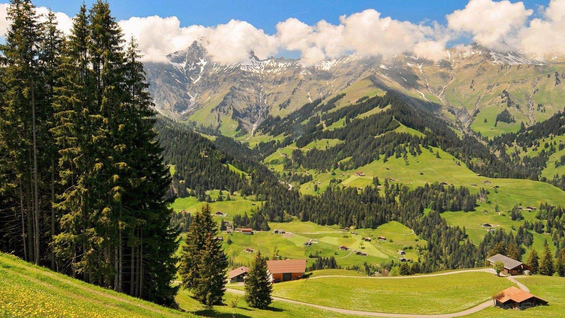 1920x1080 Swiss Alps Switzerland Wallpaper 1920x1080. Free Photo