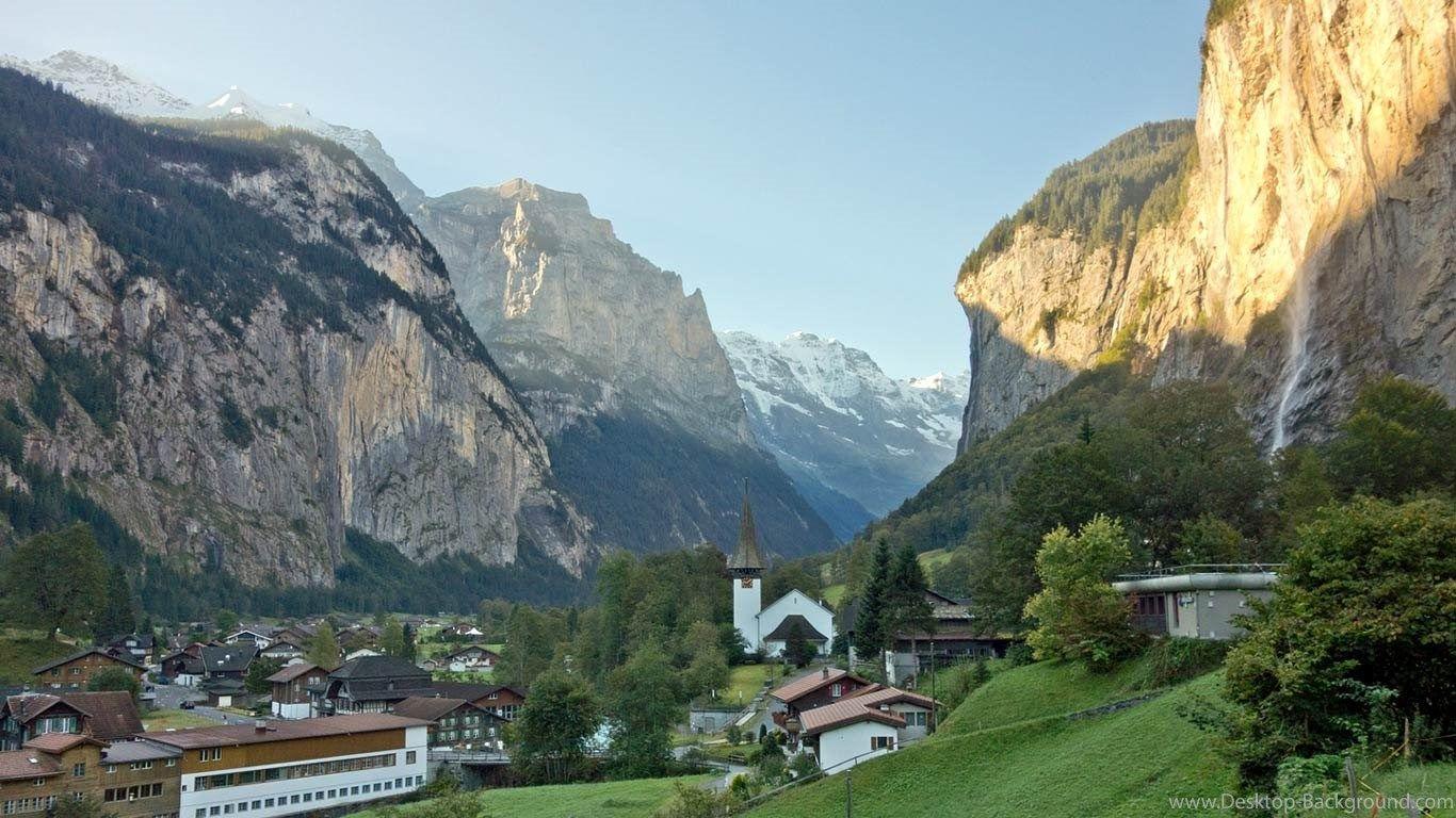 1366x768 swiss alps wallpaper free