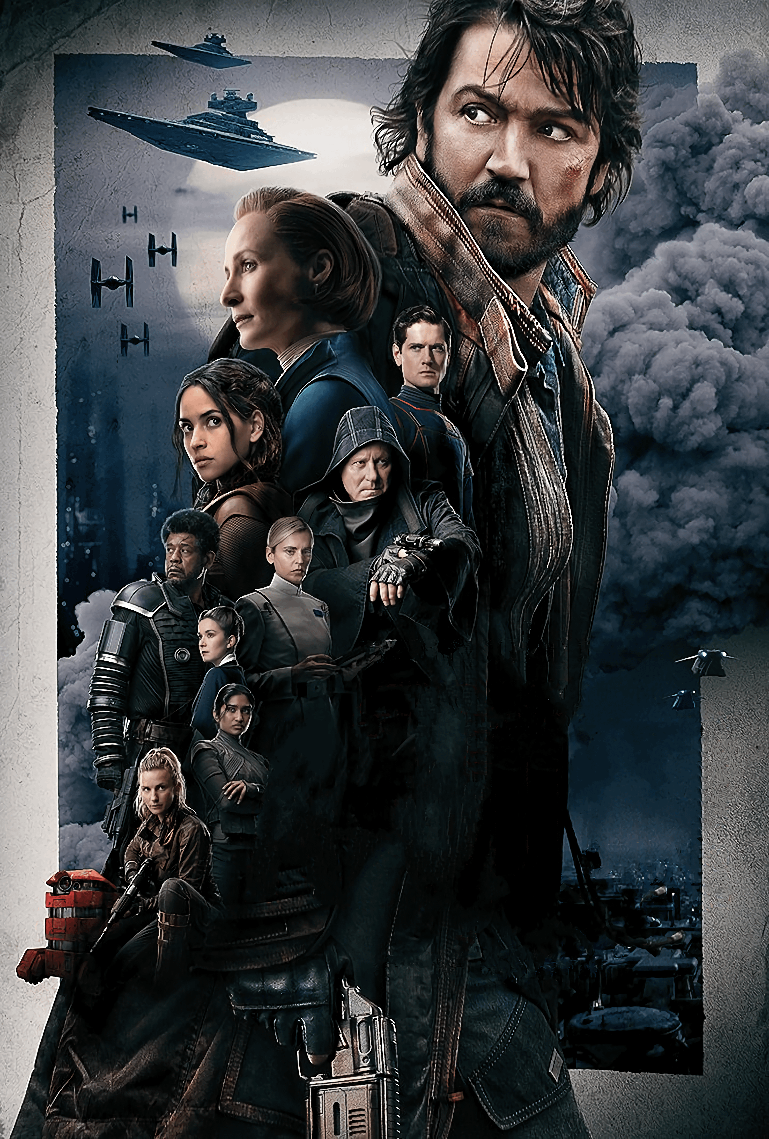 2972x4400 Made a Textless Version of the New Star Wars: Andor Poster