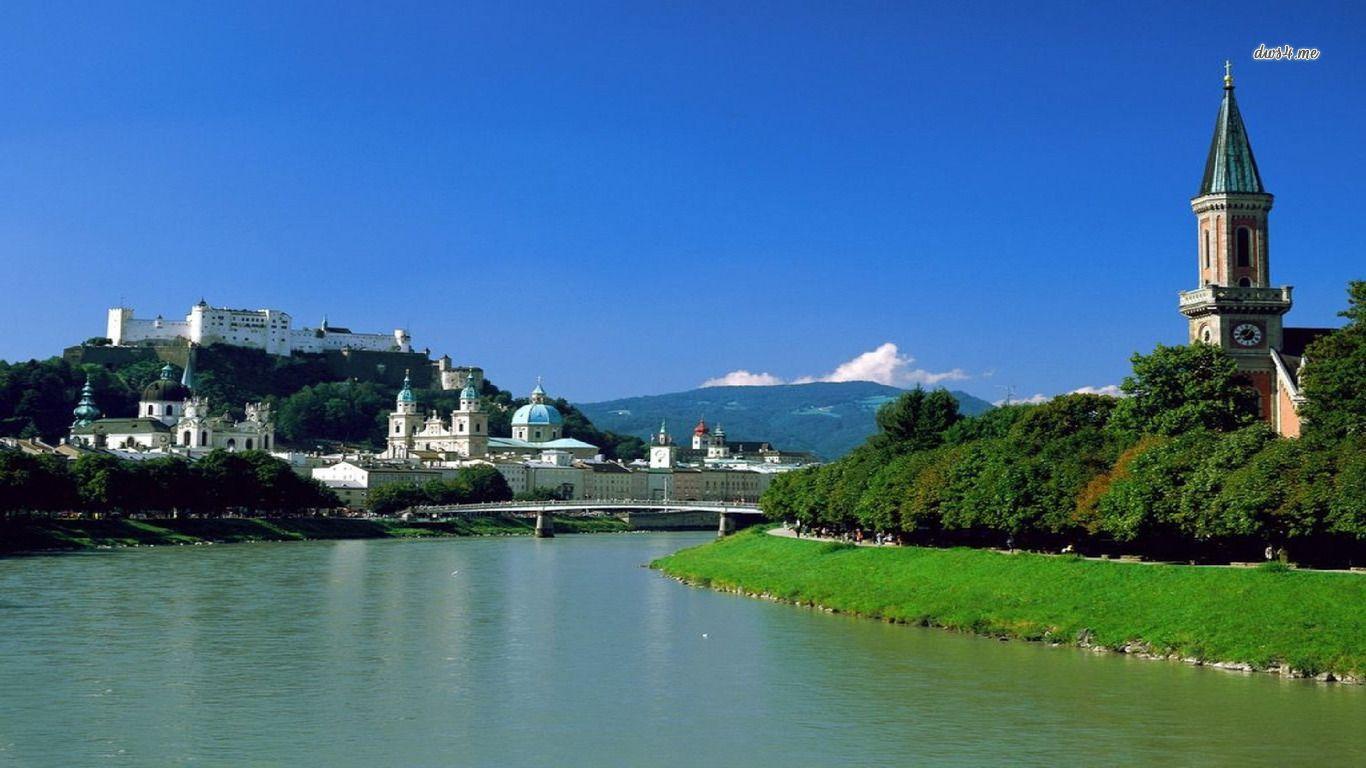 1366x768 Salzburg, Austria wallpaper wallpaper