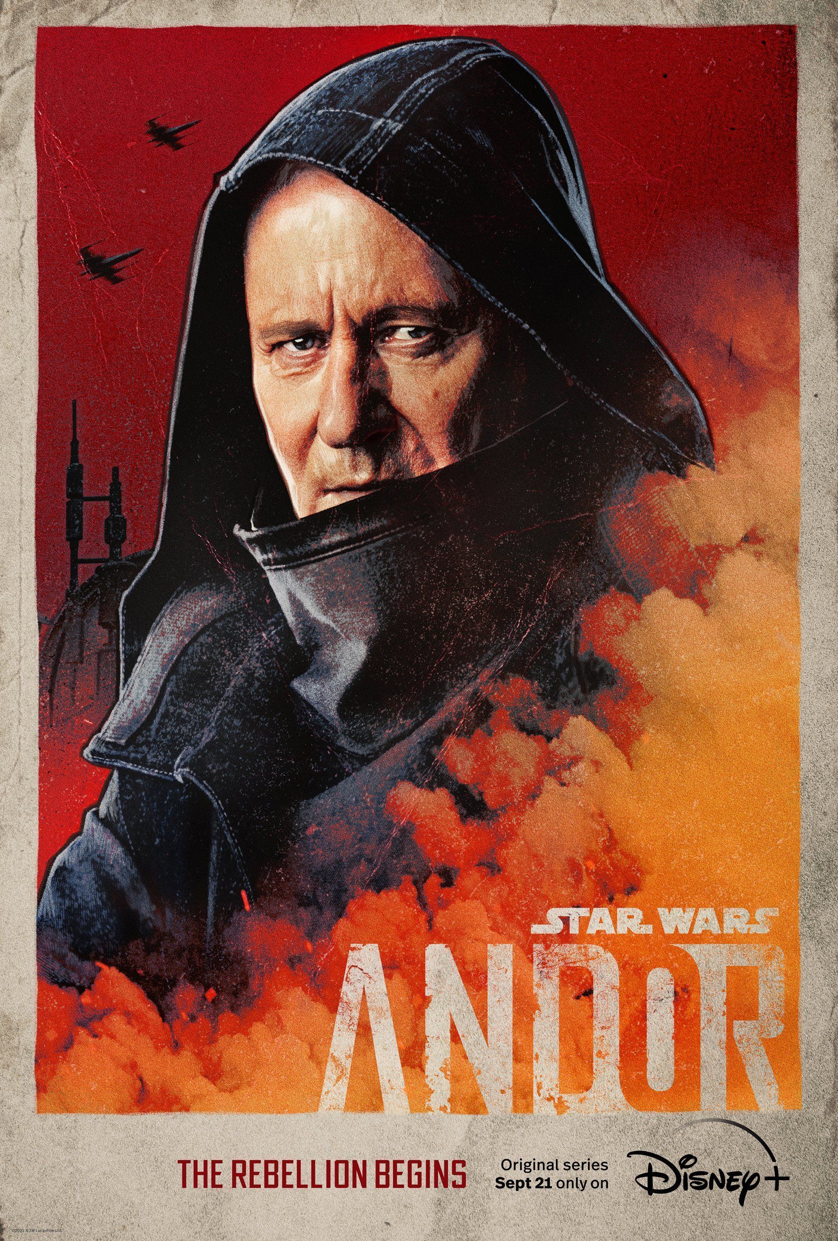 1687x2500 Star Wars On X: Check Out Three New Character Posters For #Andor, An Original Series From Star Wars. The Three Episode Premiere Is Streaming September 21 Only / X