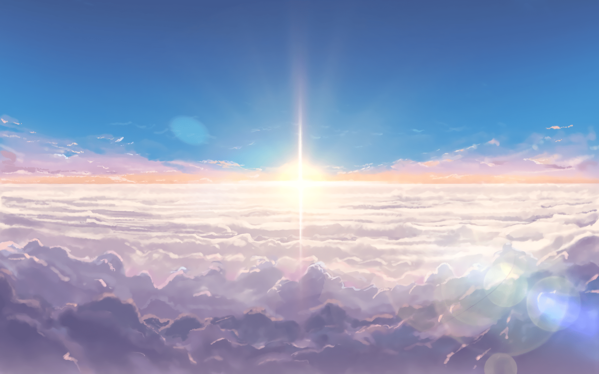 1920x1200 YOUR NAME SKY. Wallpaper background, Anime scenery wallpaper, Cloud wallpaper