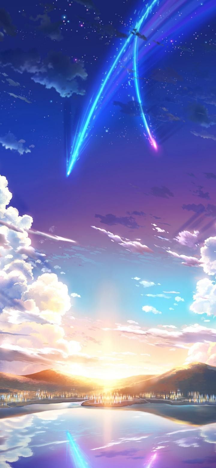 720x1560 خلفيات. Your name wallpaper, Name wallpaper, Sky anime