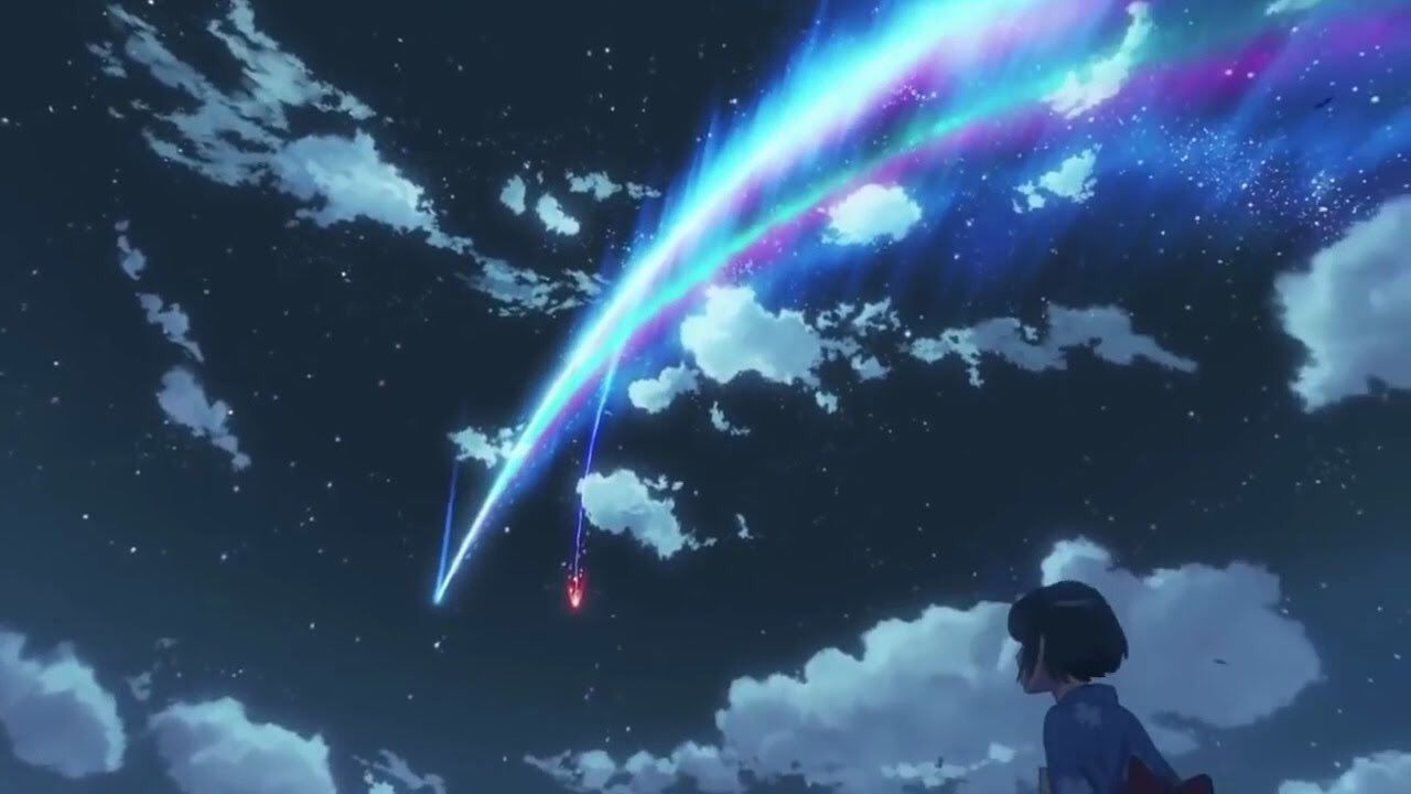 1280x720 Anime on X: Your Name sky