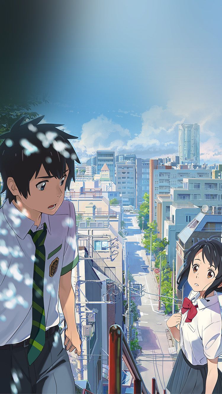 750x1334 iPhone 6 wallpaper. yourname anime summer art illustration