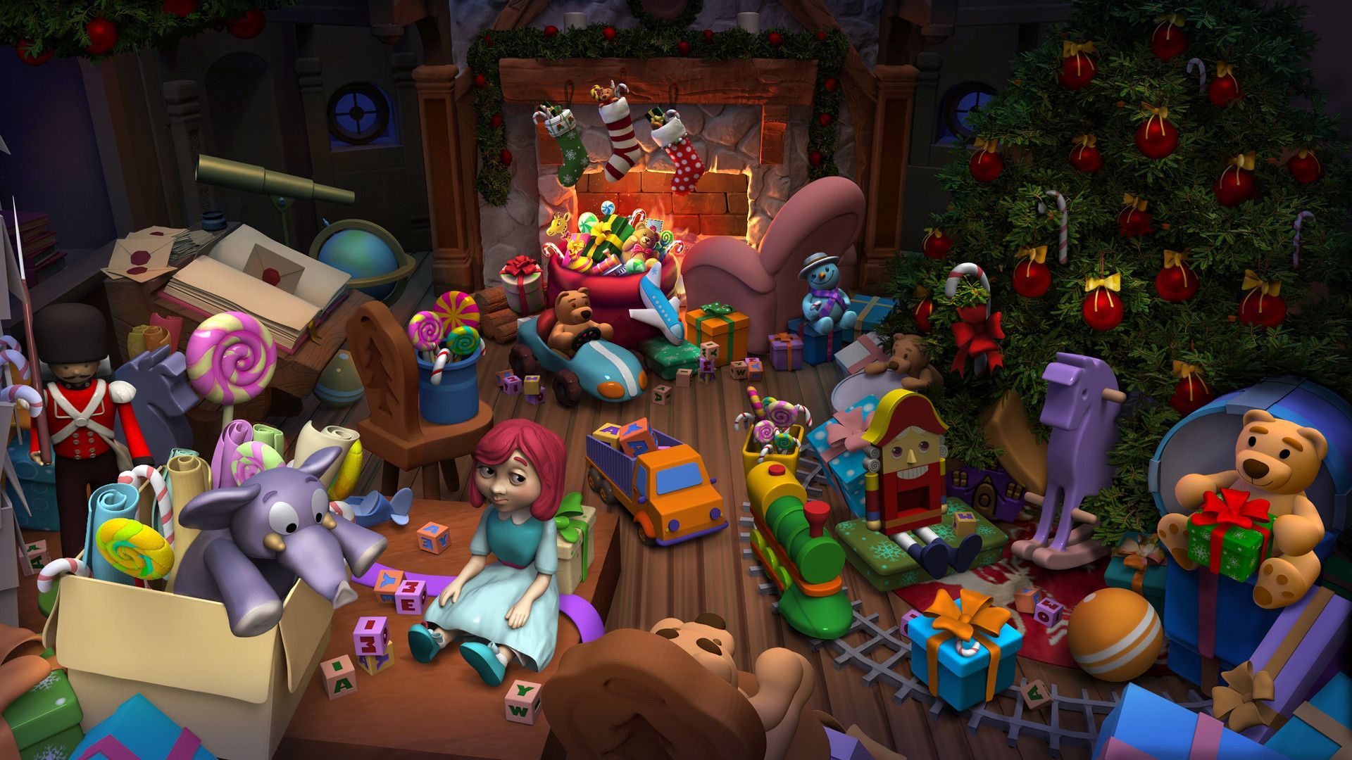 1920x1080 Yuliia Zaporozhets's workshop for Christmas Game