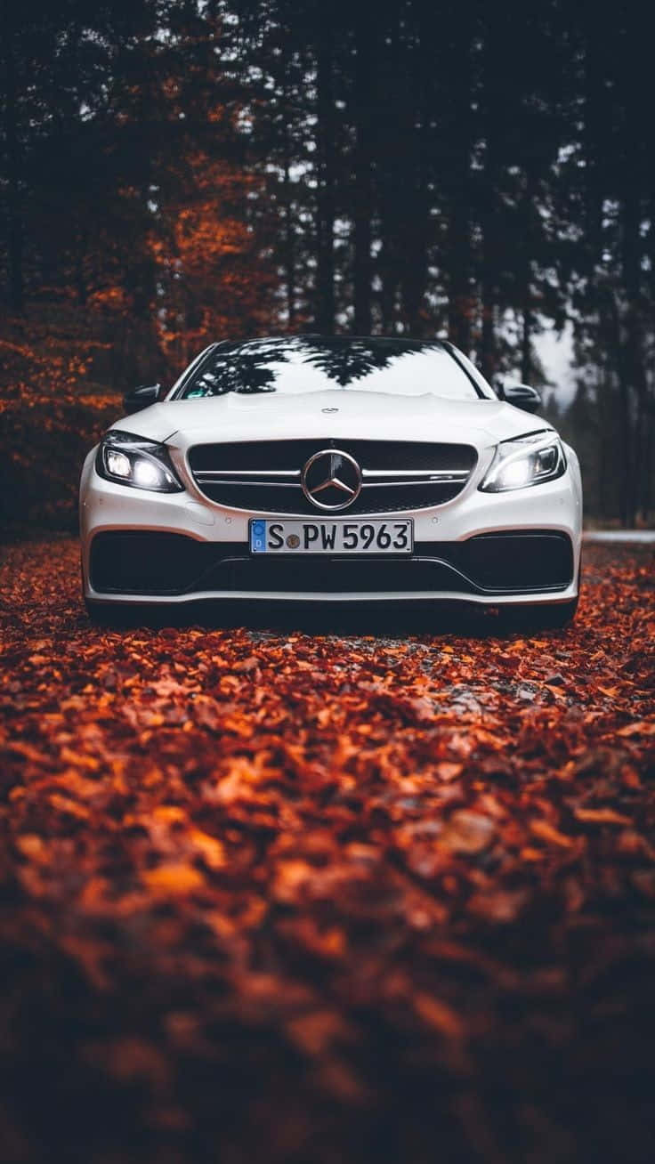736x1308 Download Stay Connected in Style with the Mercedes Benz Phone Wallpaper