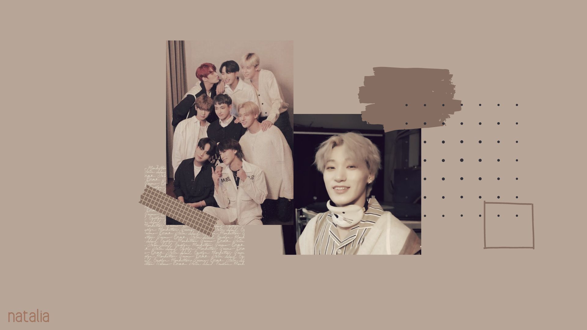 1920x1080 ateez desktop aesthetic wallpaper. Bts wallpaper lyrics, Cute desktop wallpaper, Aesthetic wallpaper