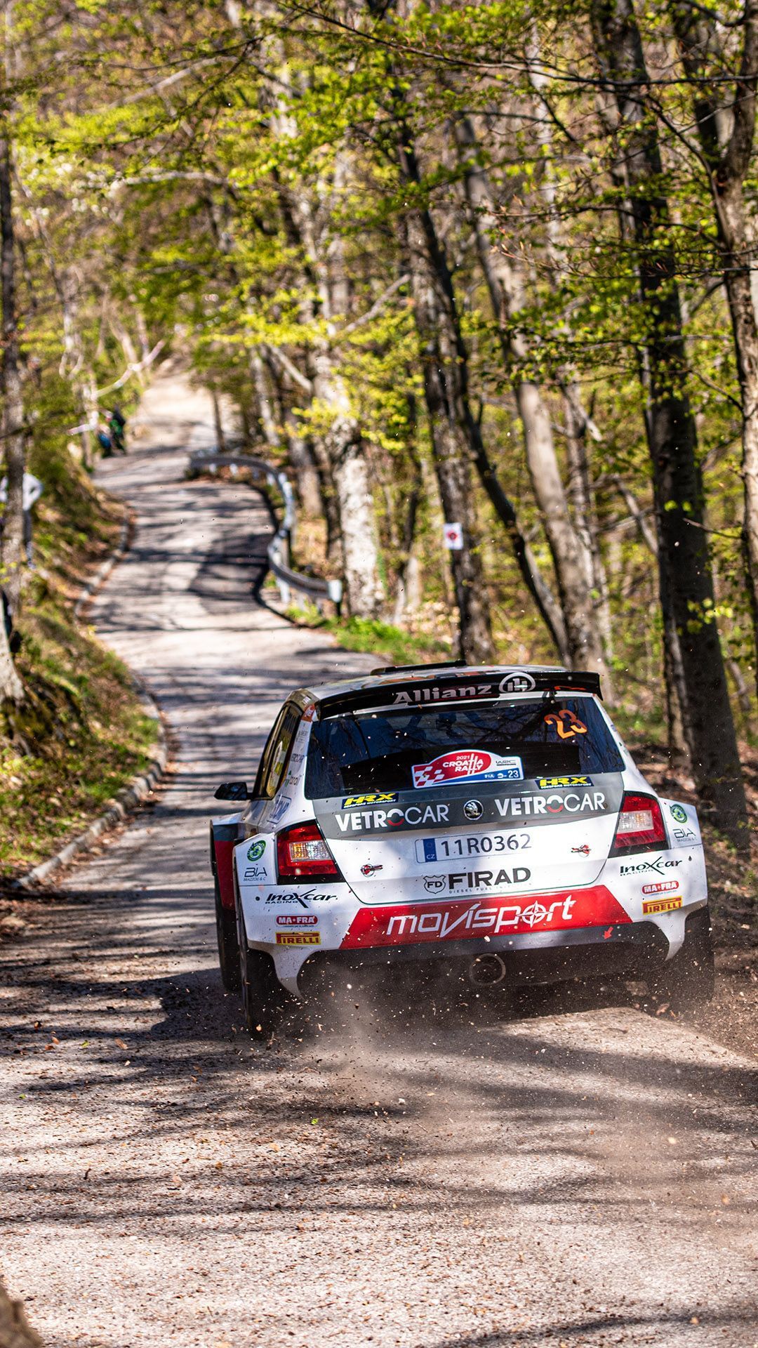 1080x1920 Download Croatia Rally Wallpaper for Your Phone - Škoda Motorsport
