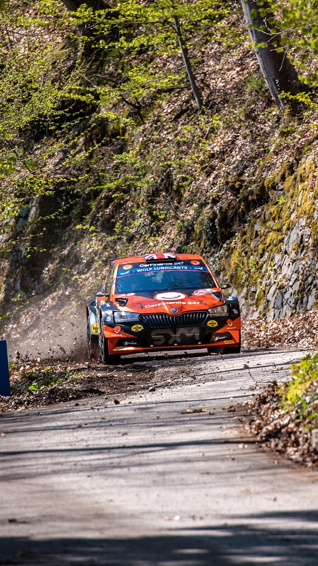 1080x1920 Download Croatia Rally Wallpaper for Your Phone - Škoda Motorsport