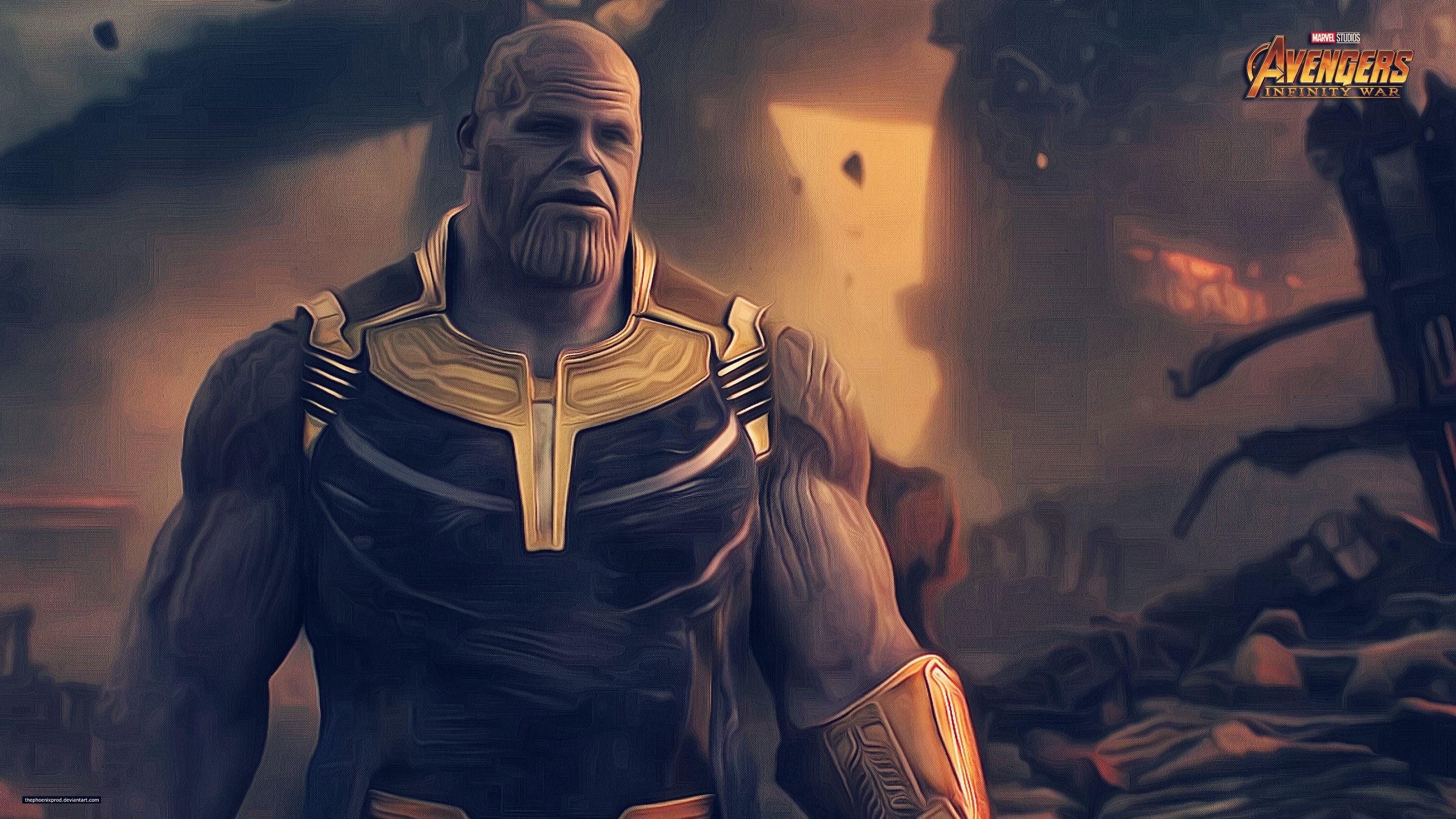 3200x1800 Thanos Avengers Infinity War 2018 Tác phẩm nghệ thuật 4k, Phim HD, 4k