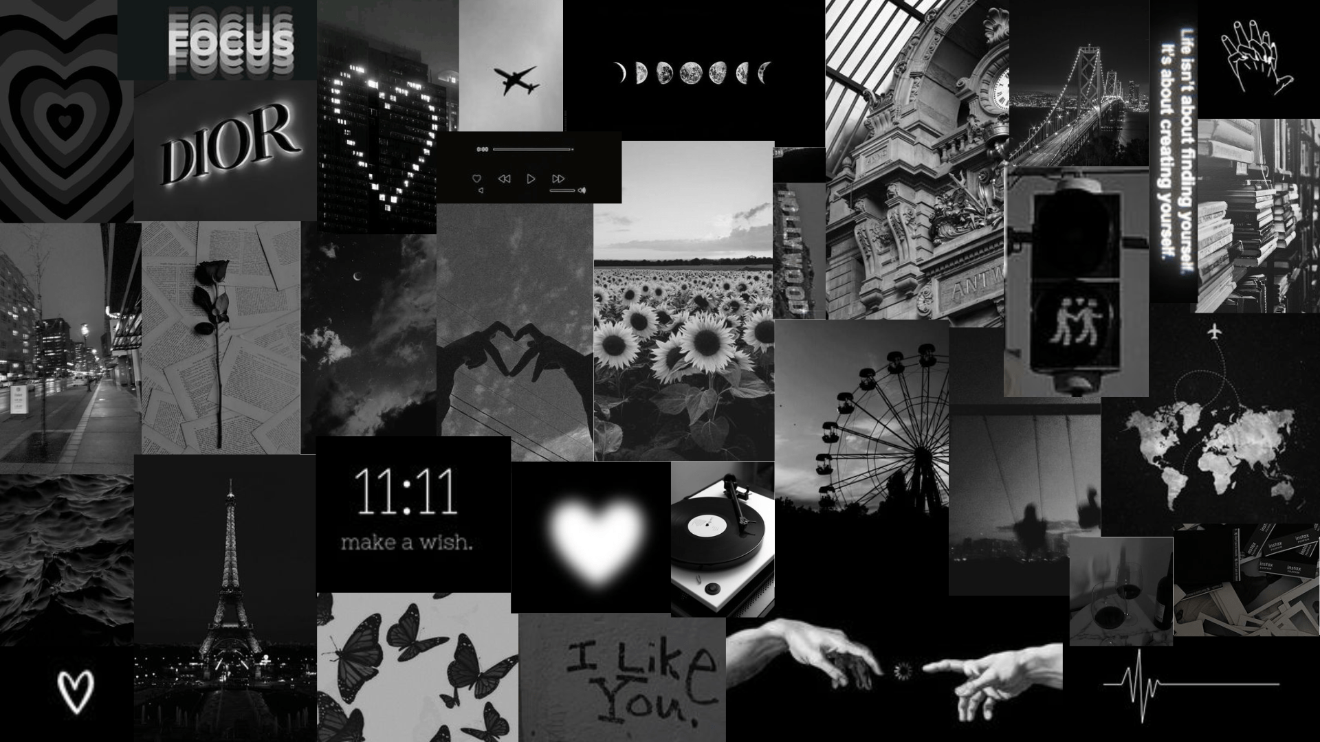Black Collage Desktop Wallpapers - Top Free Black Collage Desktop ...