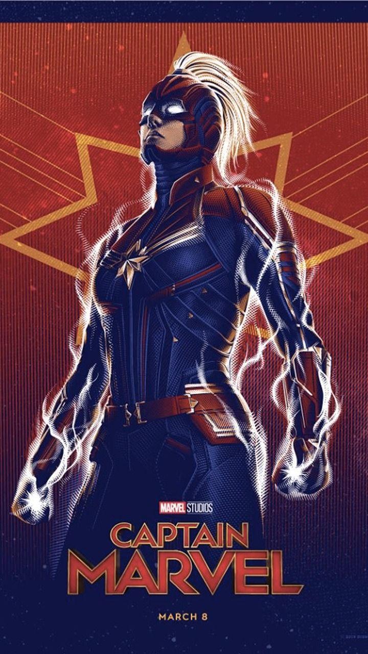 Captain Marvel iPhone Wallpapers - Top Free Captain Marvel iPhone Backgrounds - WallpaperAccess