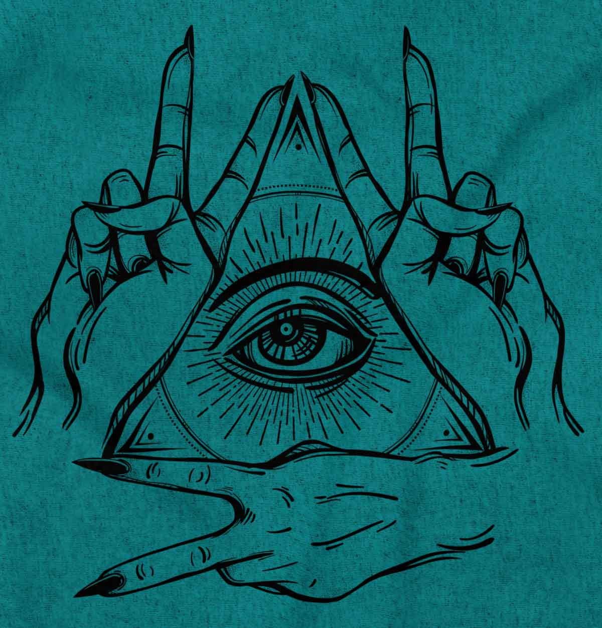 1200x1251 Illuminati Eye Hands T Shirt