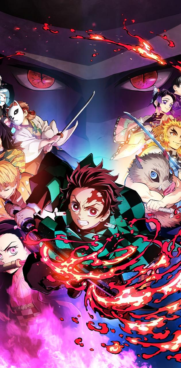 630x1280 Demon Slayer Vertical Wallpaper