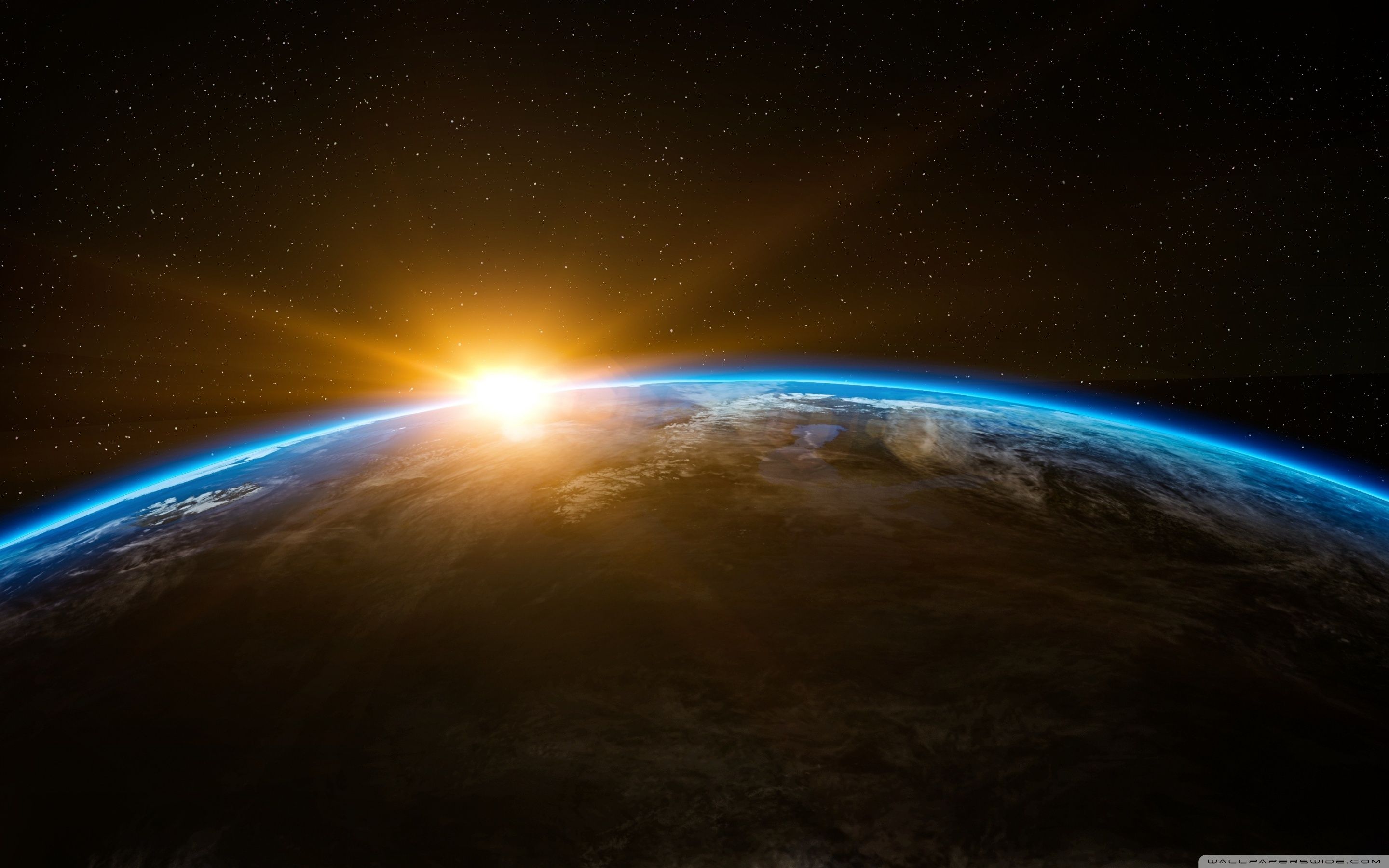2880x1800 Earth Sunrise from Space Ultra HD Desktop Background Wallpaper for 4K UHD TV : Widescreen & UltraWide Desktop & Laptop : Multi Display, Dual & Triple Monitor : Tablet