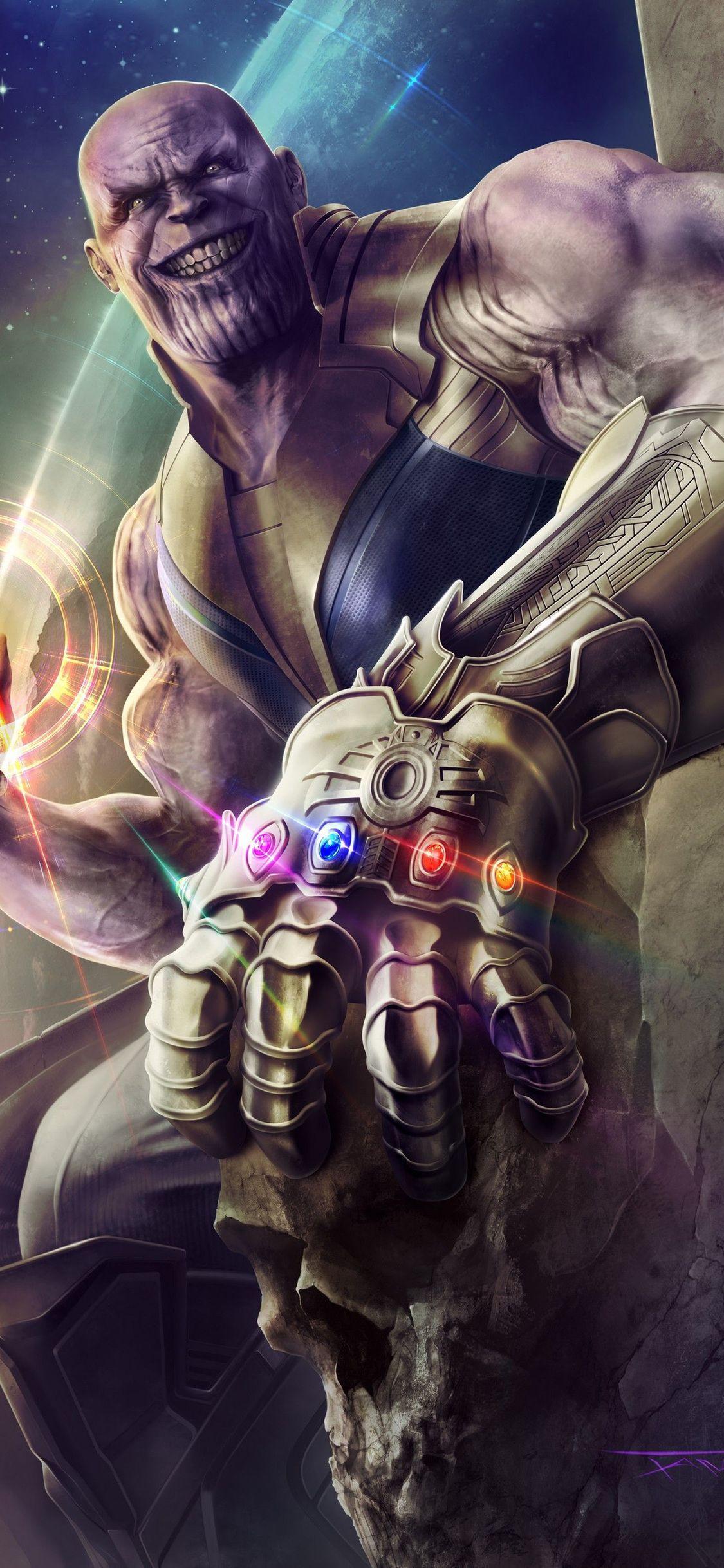 1125x2436 Thanos Infinity Stone Artwork iPhone X, iPhone 10 HD 4k