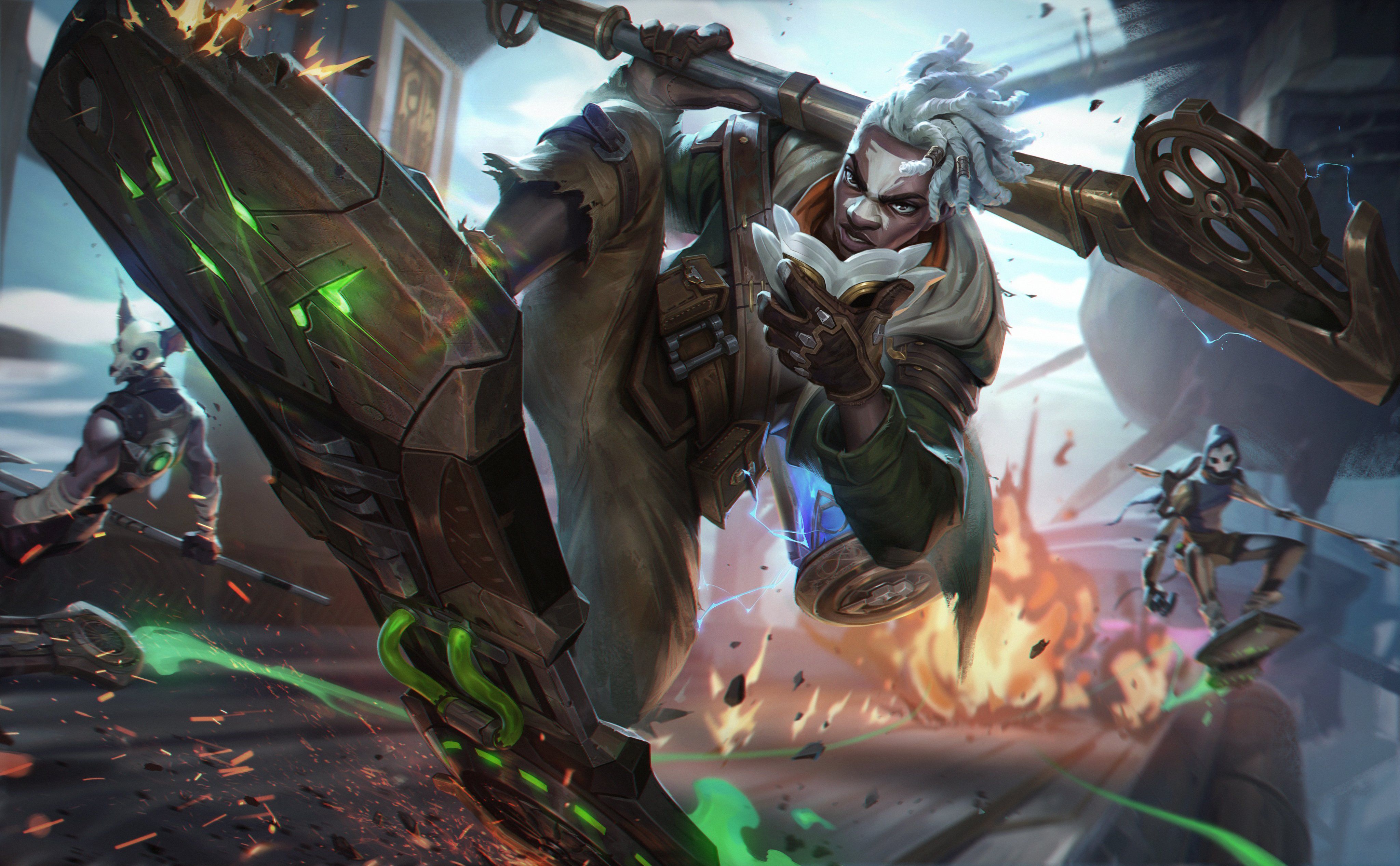 4096x2534 Ekko (League of Legends) HD Wallpaper and Background