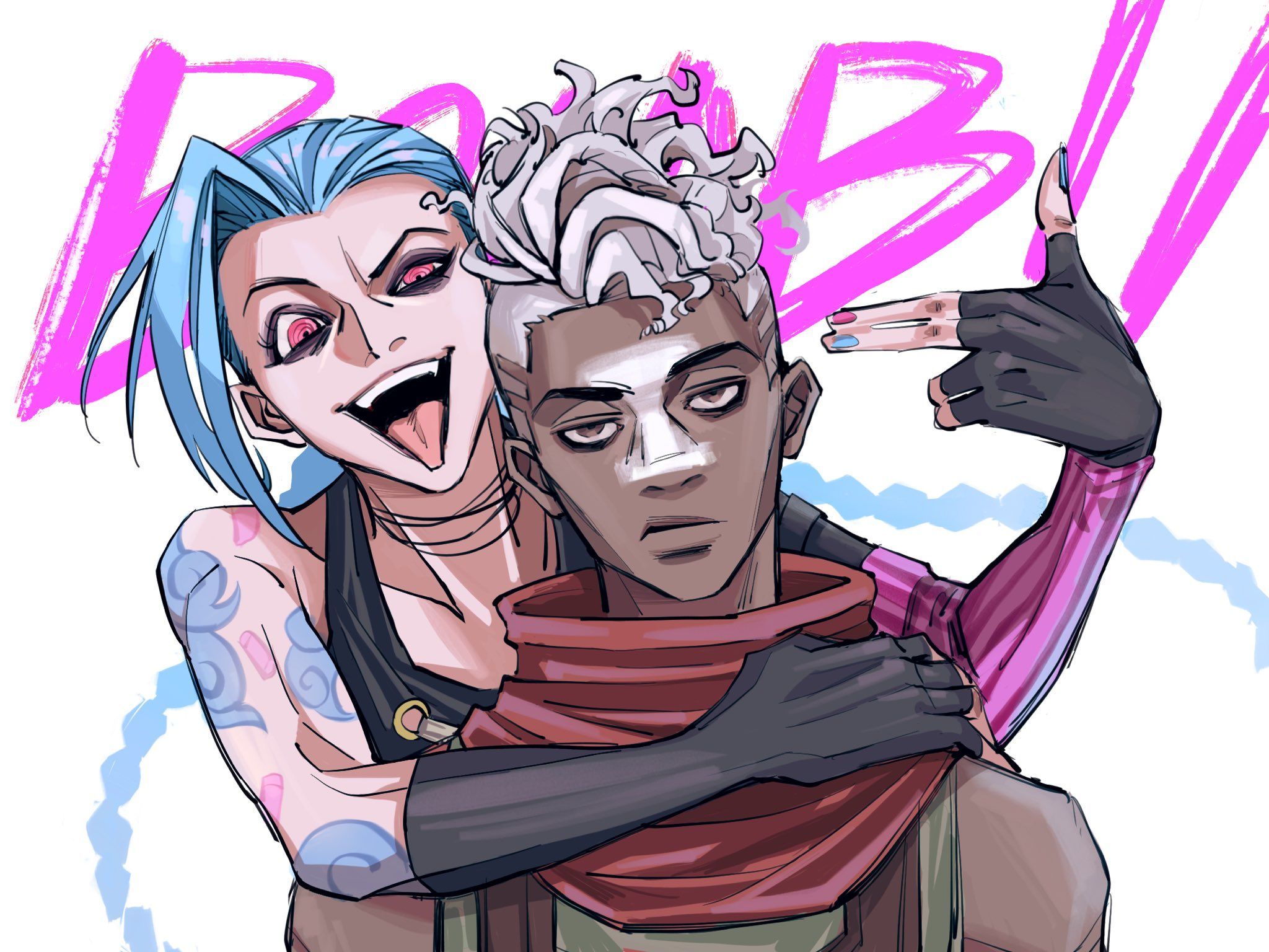 2048x1536 D⚙️ on X: #arcane #jinx #ekko / X
