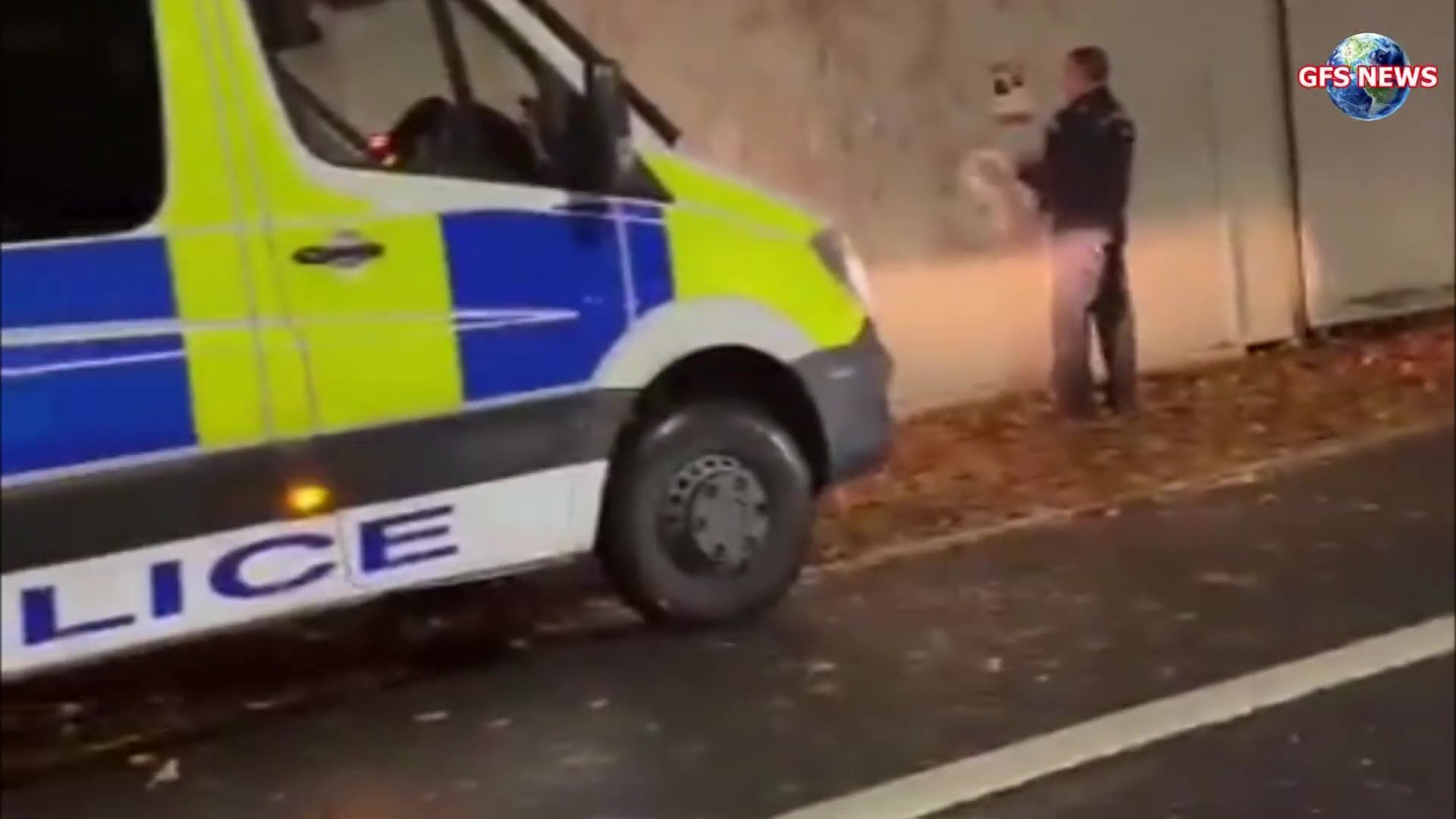 1920x1080 Fury as footage shows police tearing down posters of Israeli hostages with officers branded 'disgusting'