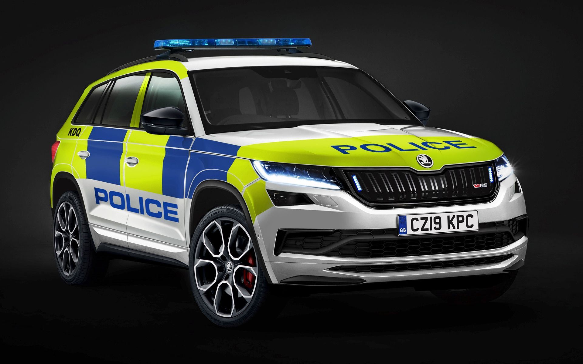 1920x1200 Skoda Kodiaq vRS Police (UK) and HD Image