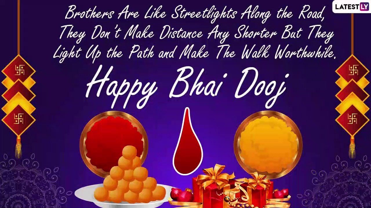1280x720 Happy Bhai Dooj 2021 Messages: Greetings And Image To Celebrate The Sister Brother Bond